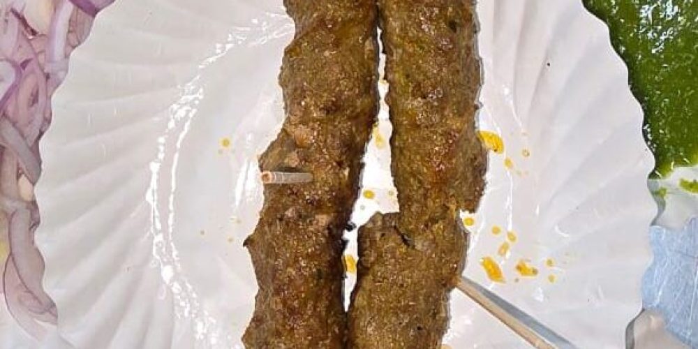 Mutton seekh kebab